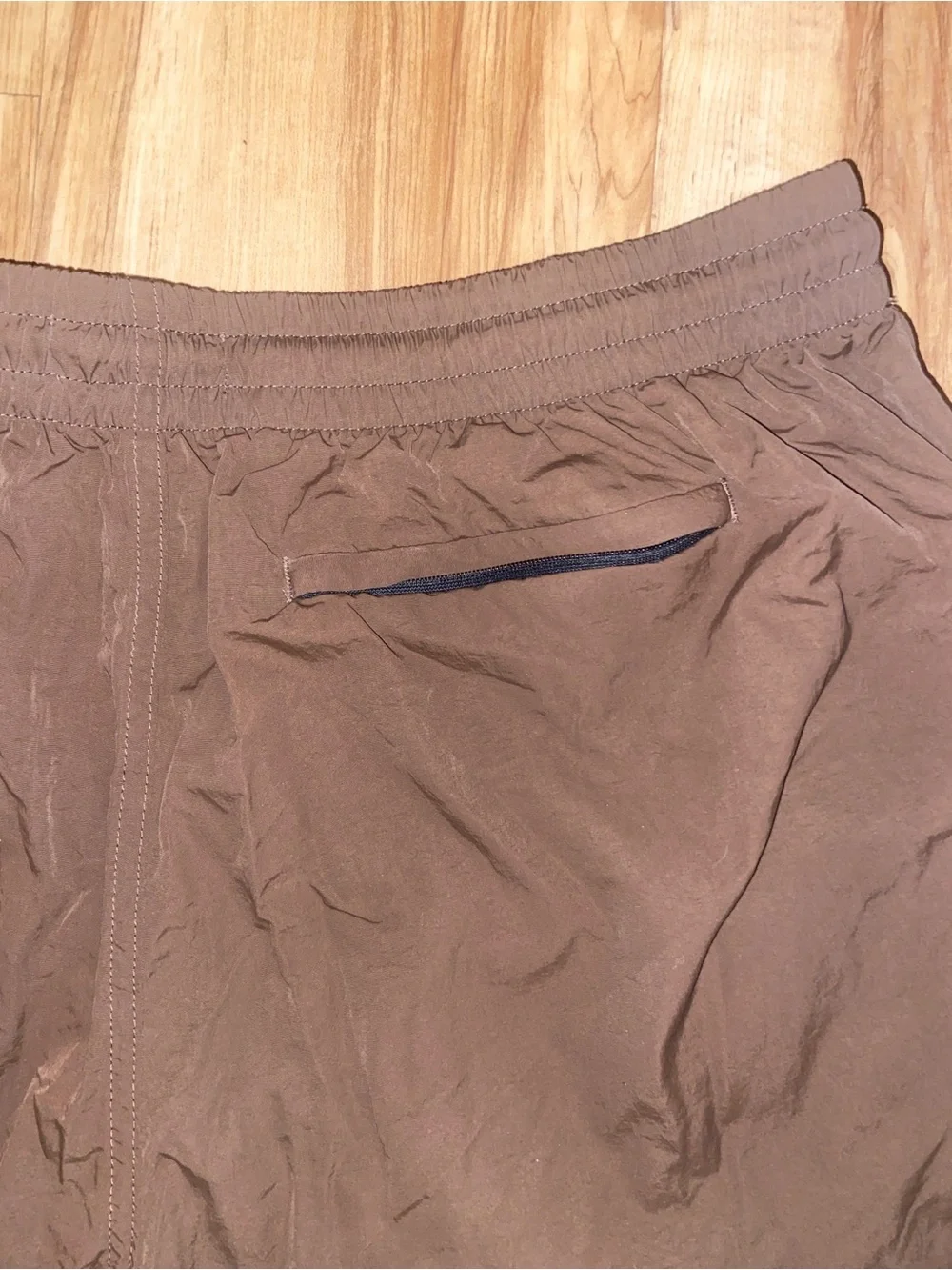 Everlane Sport Short Mens Large Brown Recycled Nylon Stretch Running